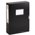 Caso de arquivamento de oferta do escritório comix tamanho A4 Tamanho da caixa de caixa do documento PP PLÁSTICA Caixa de arquivo com orifício de polegar